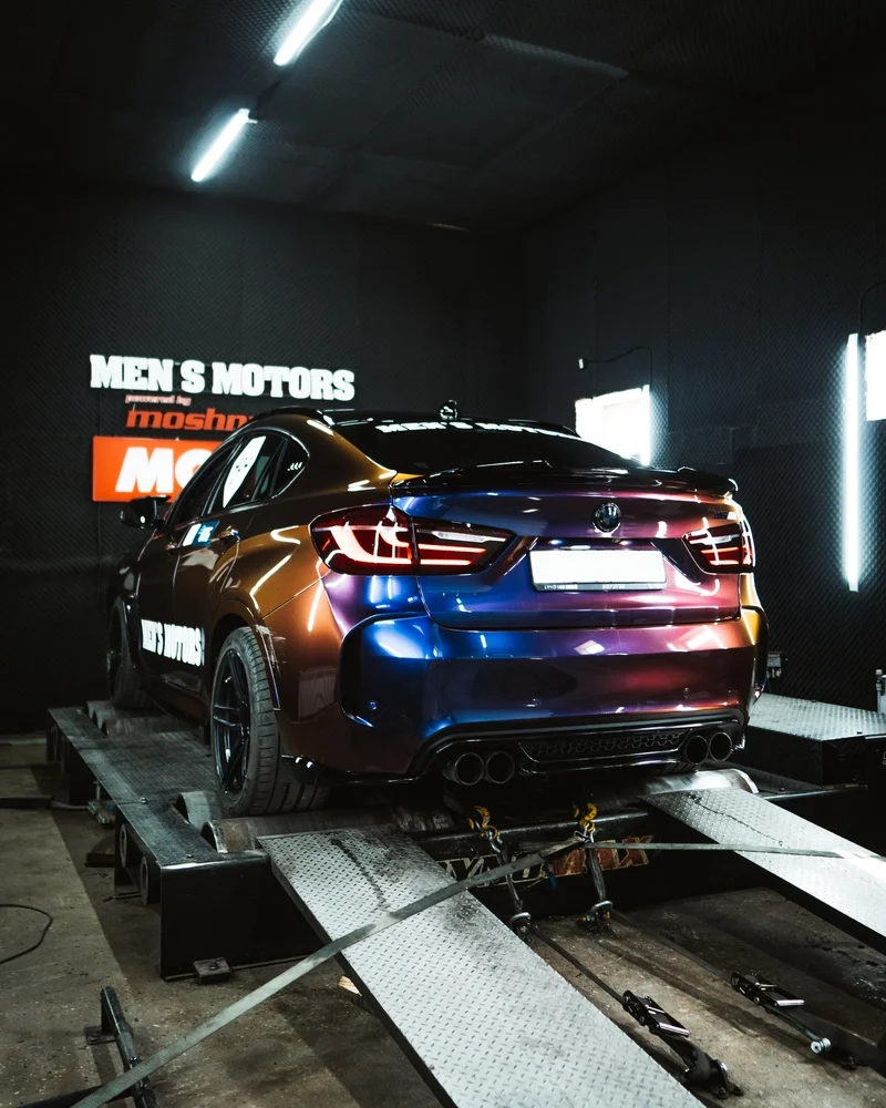 BMW на диностенде